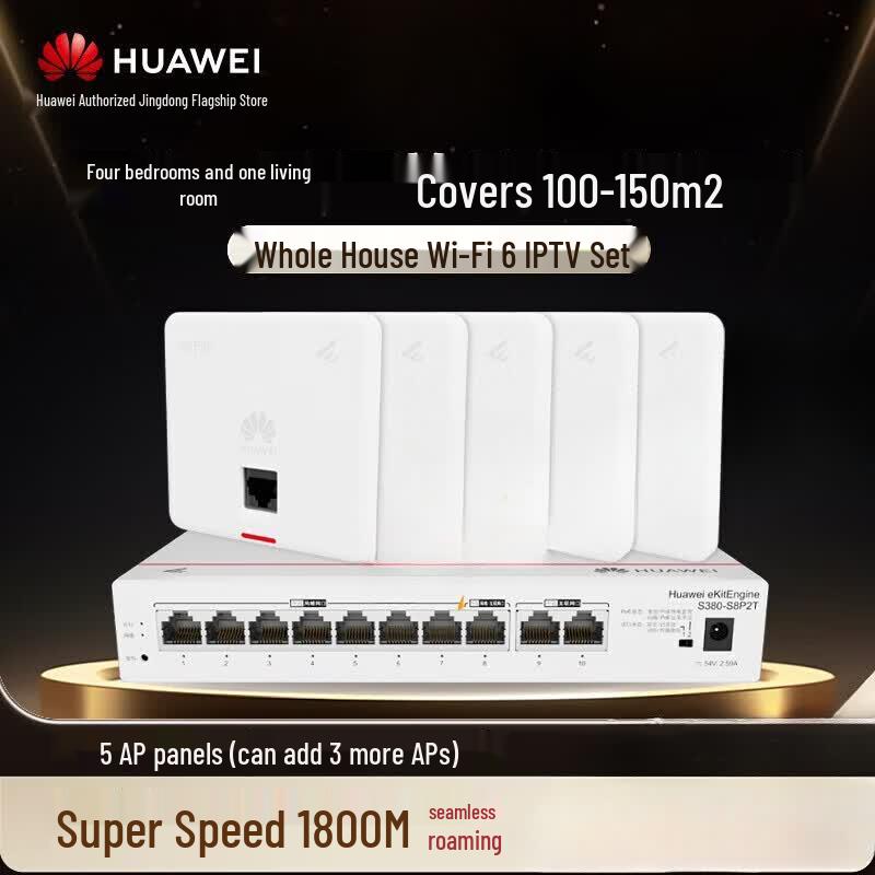 Huawei Whole Home Wi-Fi 6 Mesh Kit (CN Version)