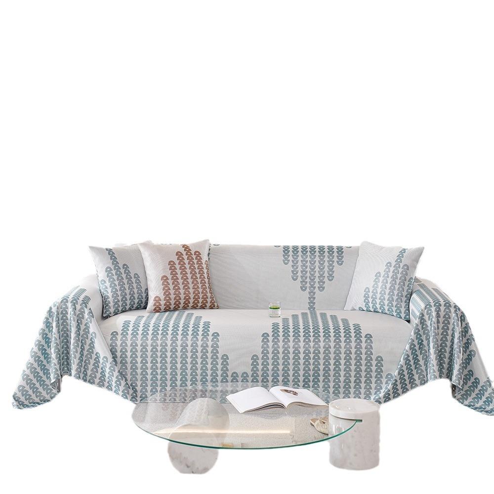 Sommer Kühlendes Gefühl Kunstleder Eisseide Einteiliges Sofa Handtuch Maschinenwaschbar Kratzfest Sofaüberwurf All-Inclusive Universeller Überzug