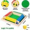Ξύλινο Παιχνίδι Ζαριών Shut The Box 8 Ζάρια Πίνακας Τραπέζι Παιχνίδι Μαθηματικών Δεξιοτήτων Πάρτι Κλαμπ Παιχνίδια Ποτού για Οικογένειες Χριστουγεννιάτικο Δώρο