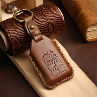 Car Remote Key Case Cover Shell Fob for Honda Vezel City Civic Jazz BRV BR-V HRV Protector Keychain Car Accessories