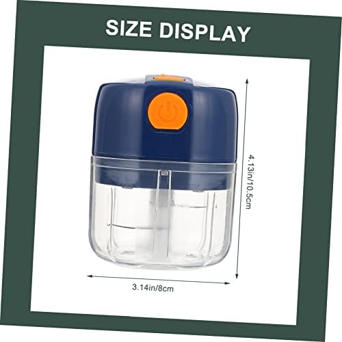 1satz Electric Garlic Chopper Mini Wireless Food Processor Portable Kitchen Grinder Easy Clean Baby Food Maker