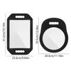 Foam Handheld Hairdressing Mirror Foam Round Rectangular Hairdressing Mirror
