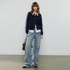 Women's Winter Embroidered Animal Knit Cardigan