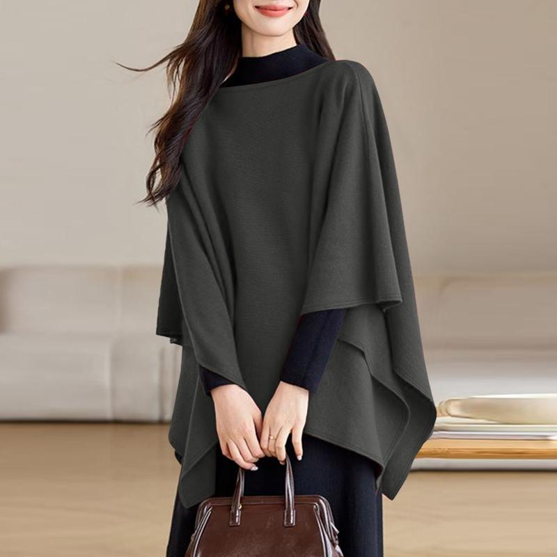 ZANZEA Women Casual Round Neck Batwing Sleeve Loose Cover Up Blouse