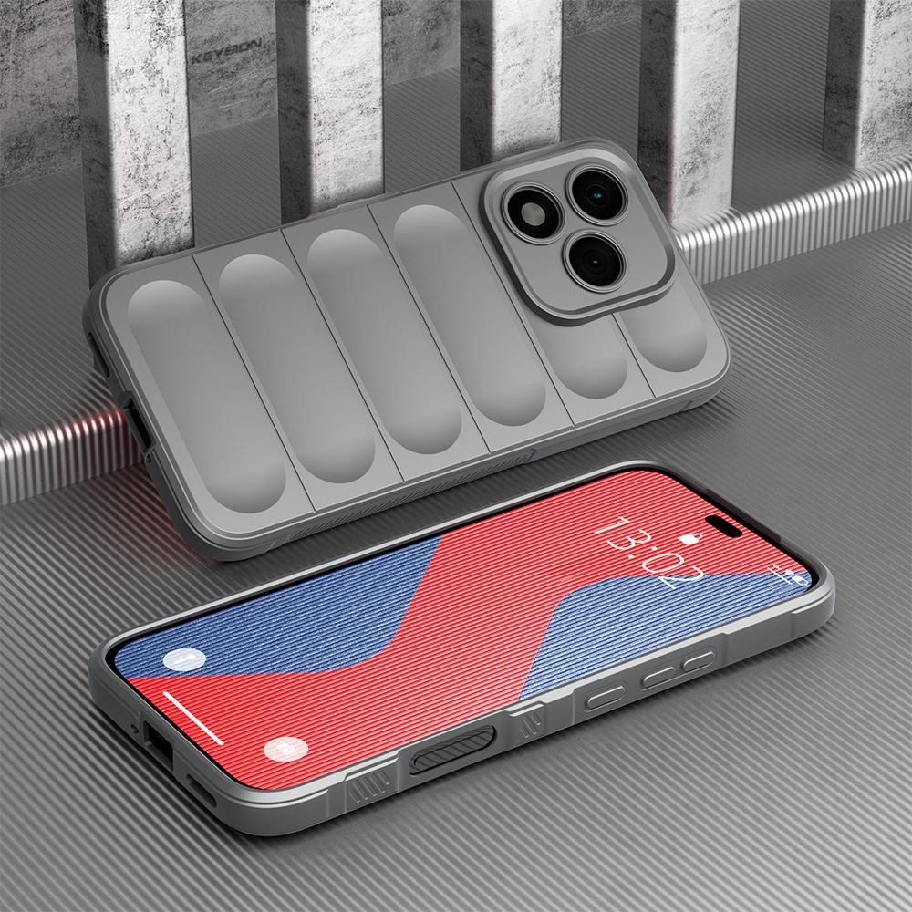 KEYSION Shockproof Matte Case for HONOR 400 Lite 5G Anti-skid Soft Silicone Phone Back Cover for Huawei Honor 400 Lite 5G