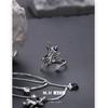 Zircon scarecrow ring temperament index finger ring cold wind personalized jewelry