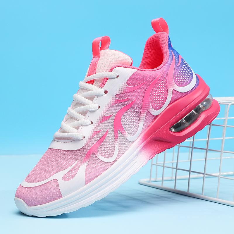 Autumn New Fashionable Versatile Womens Sports Shoes Rebound Assisted Running Shoes Breathable Shock-absorbing Walking Shoes