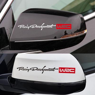 4pcs Car Door Handle Stickers Accessories Car Sticker Exterior Accessories WRC Car Sticker Funny Door Handle Handle