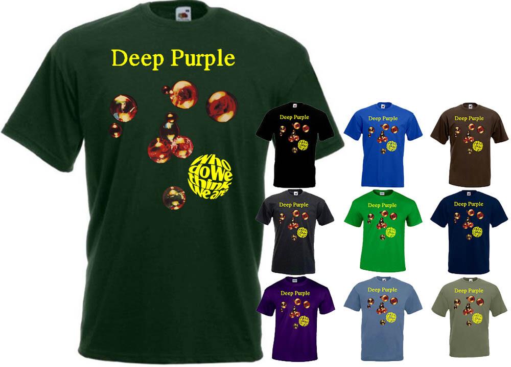 Deep Purple Who Do We Think We Are T-shirt hard rock all colors all sizes S5XL M