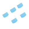 Multipurpose Food Safe Plastic Semi Circular Baking Scraperboard Ergonomic Curved Cake Cream Spatula for Smooth Dough Cutting