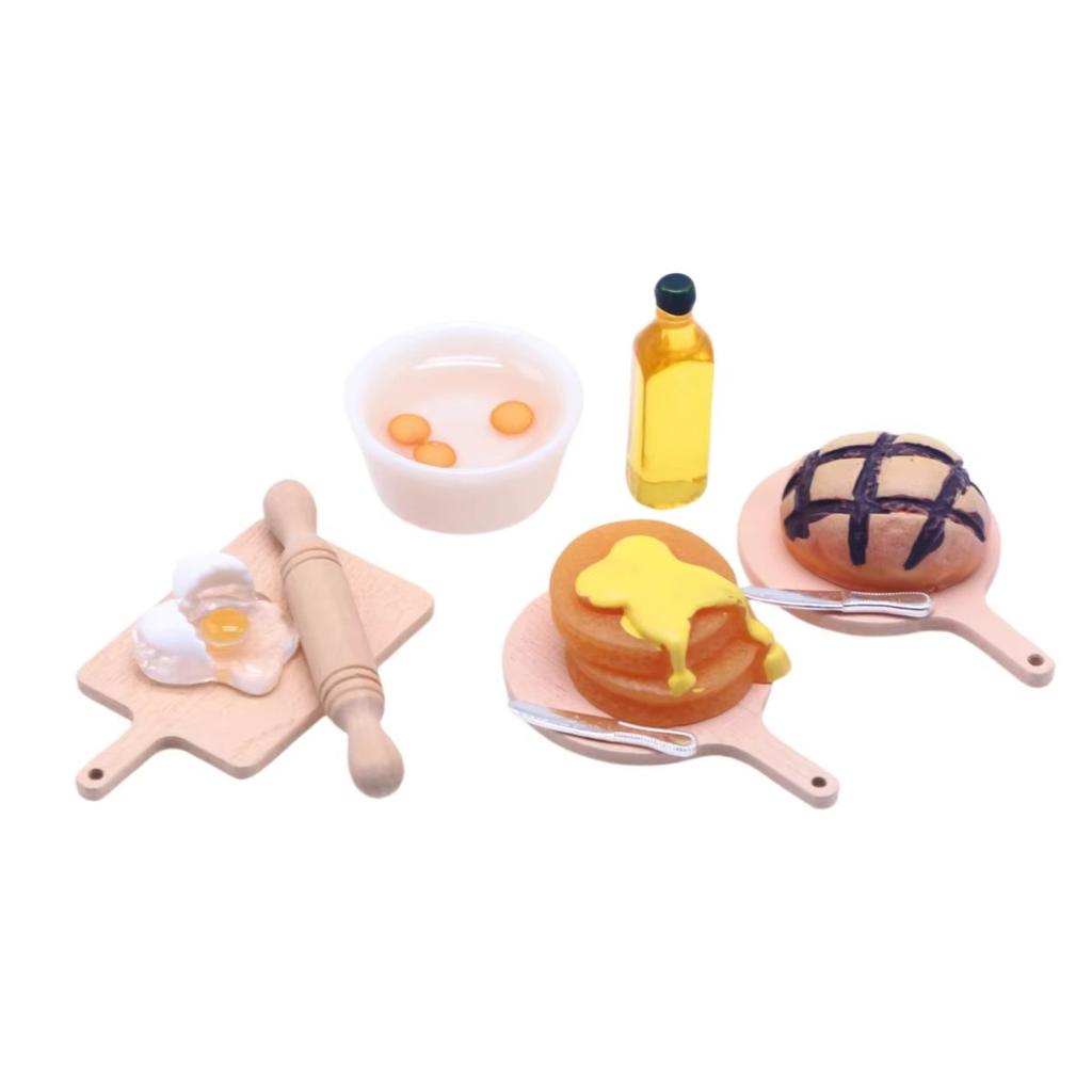 112 Miniature Dollhouse Baking Cooking Pretend Play Mini Utensils Baking Tool Set For Doll Kitchen Food Toy Accessories