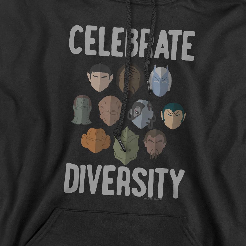 Star Trek Mens The Celebrate Diversity Hoodie
