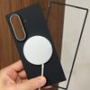 Custodia Magnetica in Kevlar Aramidio Fibra di Carbonio Per Samsung Galaxy Z Fold 3 4 7 8 Ultra Wide 5G ZFold Fold8 Magsafe Macsafe