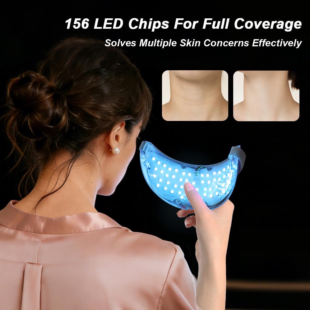 LED Colorful Photon Neck Rejuvenation Device - Fade Neck Lines and Protect Neck & Shoulders
