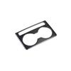 For Mazda CX-5 2017-2021 Black steel Rear Water Cup Holder Frame Cover Trim