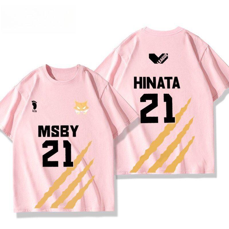 Volleyball Youth Team Uniform Volleyball Youth Anime Related Products  Nao Shidas Cosplay ShortSleeved Tshirt Unisex Women