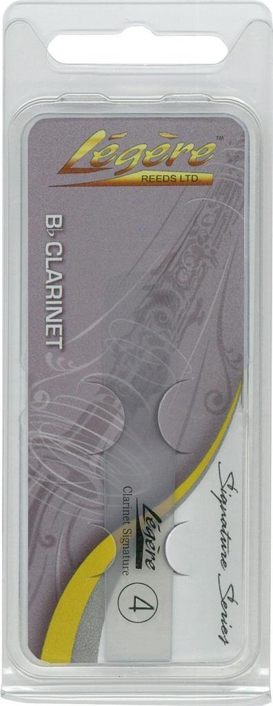 Legere Resin Reed Signature Series for Clarinet B [Hardness 4] []
