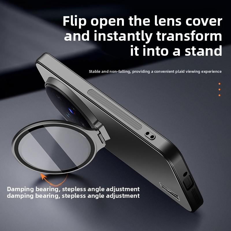 For VIVO X300 Ultra Case Hard Matte With Stand Magnetic Lens Protective Back Cover Case For VIVO X300 Pro X300Ultra Phone Shell