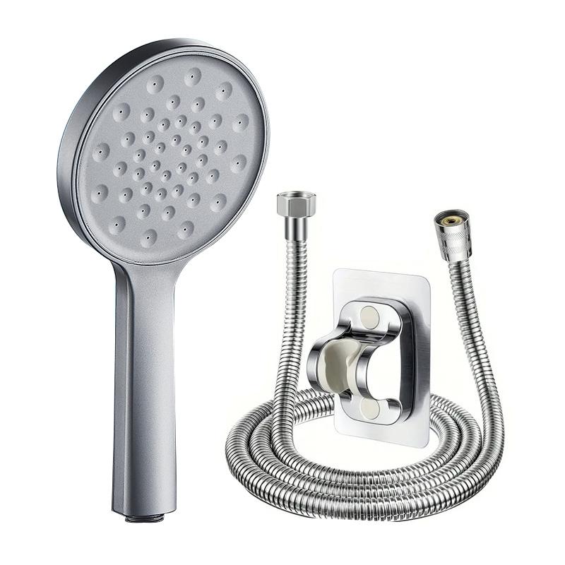 Pressurized Large Panel Large Water Outlet Handheld Shower Fine Hole Booster Home Bathroom Shower Head Set