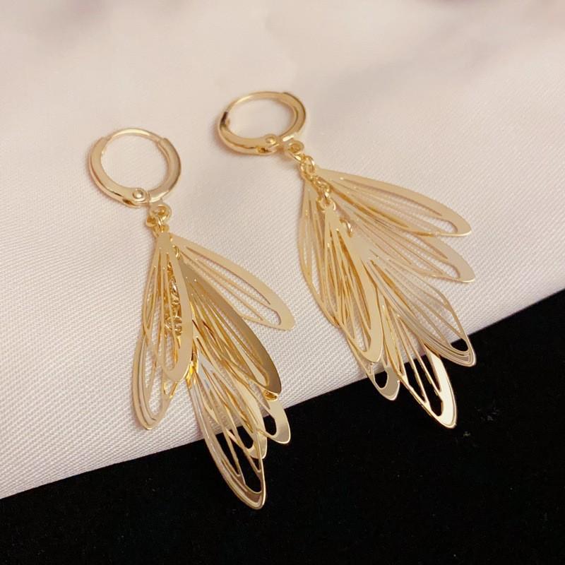 Fashion Tassel Long Drop Earrings Elegant Luxury Dangle Earrings For Women Stylish Statement Ear Jewelry