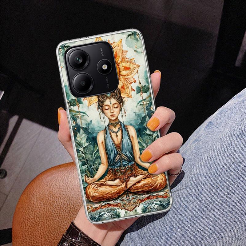 Meditation Yoga Girl Phnoe Case for Phnoe Case for Xiaomi Redmi Note 15 14 14S 13 Pro Plus 12 12S 11S 11E 10S 10 11T 5G Unique C