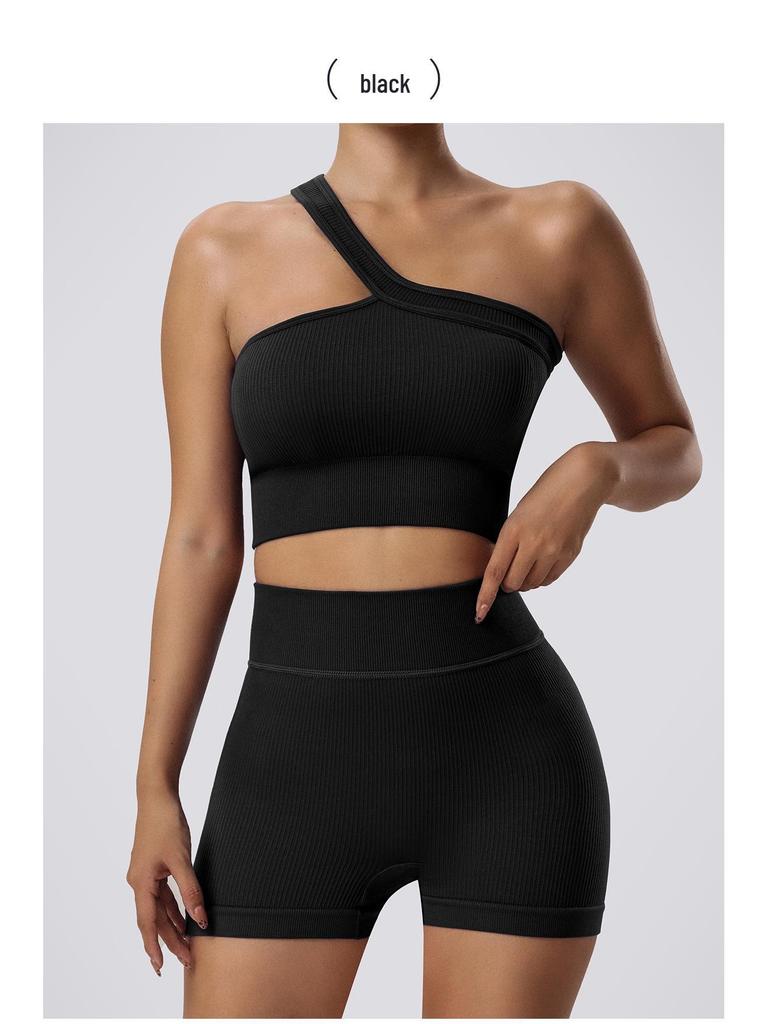 RYGZ Seamless High-Waist Butt-Lifting Yoga Shorts