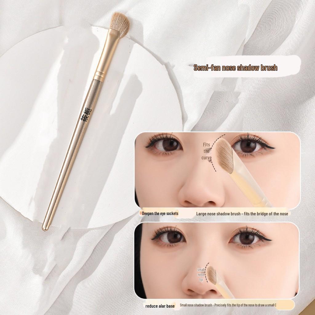 

Xiao Zhi Eyeshadow & Eyeliner Brush Set - Precision Detail Small Flame Makeup Tools