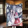 Inuyasha Plush Blanket Soft Comfortable All Seasons blanket Sofa Office Naps blanket Outdoor Travel throw Perfect Gift