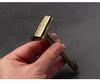 Classic Brass Double-Sided Safety Razor with Twist-Off Head