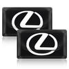 2/5/10 Pezzi Piccolo Volante in Fibra di Carbonio Logo Auto Multifunzione Adesivi 3D per Lexus 250 300 RX 300 350 US 200 GX 400 460 GS450H GS350 ES 350 300H