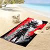 Toalla de Playa con Estampado de Samurái Japonés, Toalla Grande Suave de Secado Rápido para Playa, Camping, Natación