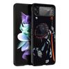 Phone Case for Samsung Galaxy Z Flip 3 4 5 6 7 Folding Shell For Samsung Z Flip4 Flip5 PC Hard Cover Japanese Bushido Samurai