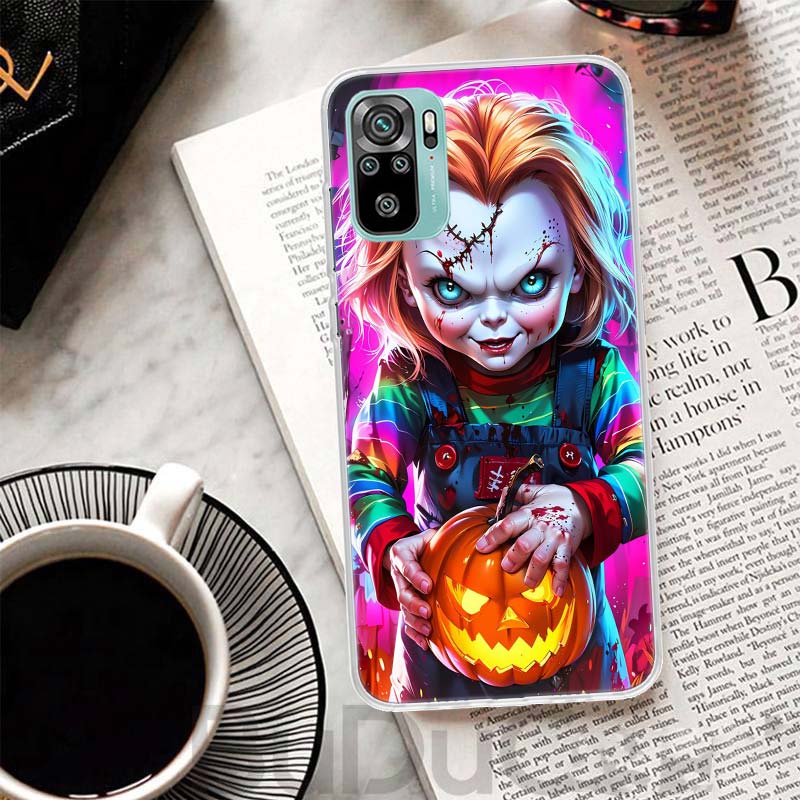 Chucky Doll Horror Movie Cover For Xiaomi Redmi Note 10 9S 9 8T 8 Pro 7 5 Mi 9T 10T 11T 12T 11 12 Lite 12X A3 A2 A1 Print Coque