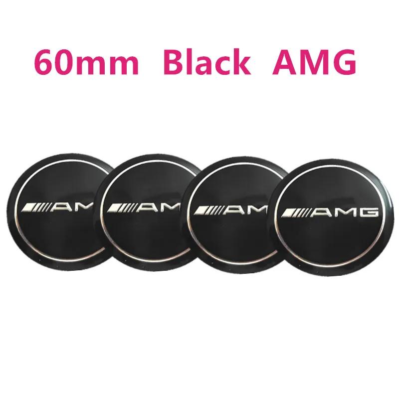 Car Sticker 4pcs 56mm 60mm 65mm 75mm Car Wheel Center Hub Emblem Sticker For Mercedes Benz W203 W204 W205 W213 W210 W211 W212 W1