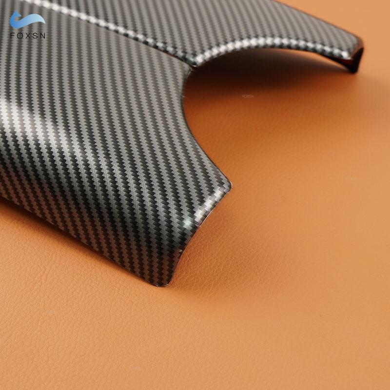 Car Center Console Lid panel Armrest Box Trim Carbon Fiber Texture For Mercedes Benz E class W211 2003 2004 2005 2006 2007 2008