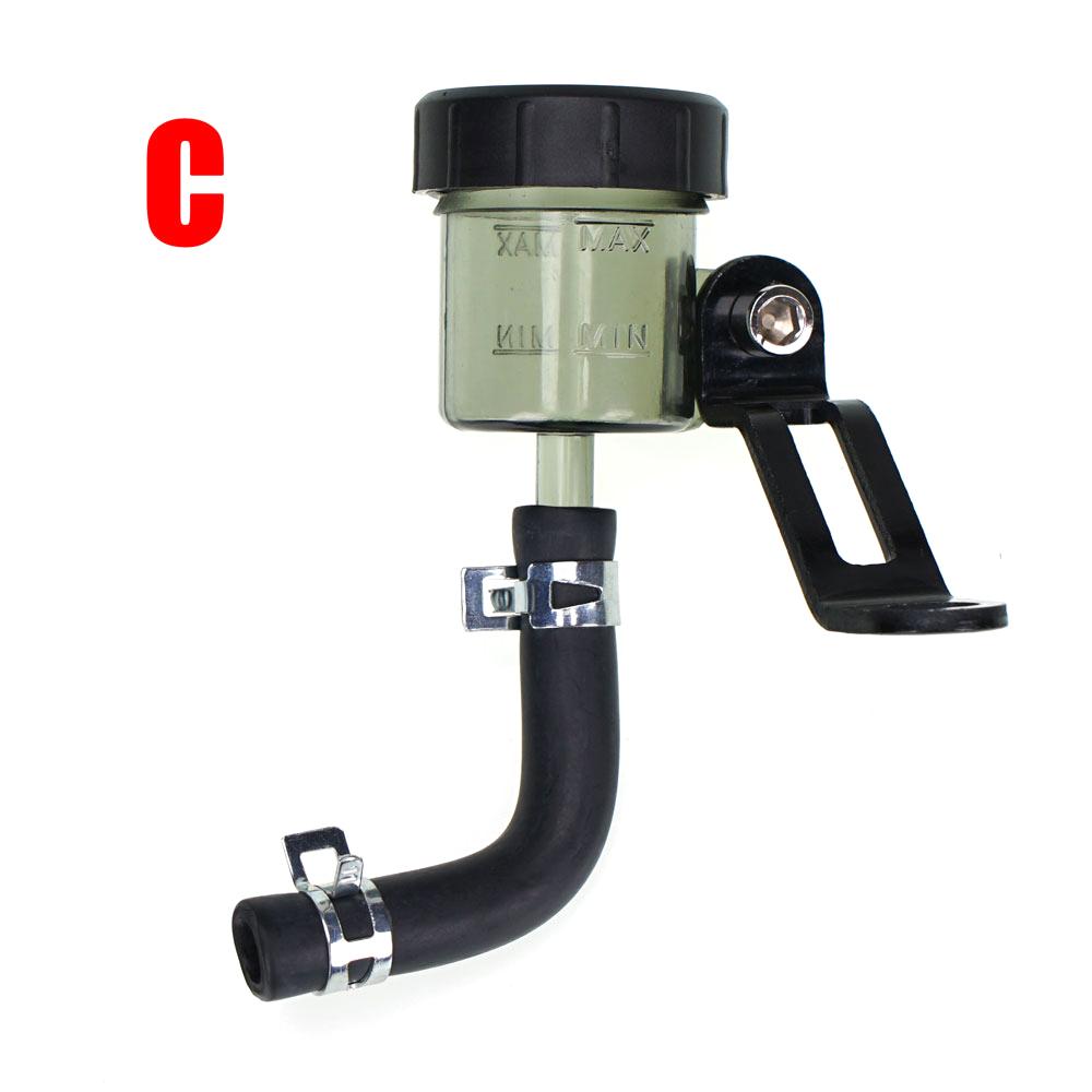 Universal Motorcycle Foot Rear Brake Master Cylinder Tank Oil Cup Fluid Bottle Reservoir For Buggy Quad ATV ATVS