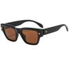 New Retro Square Black Sunglasses for Men Women Outdoor Protection Gradient Shades UV400 Classic Trendy Driving Sun Glasses