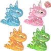 Jednorożec Squishy Zabawki do ściskania Błyszczący Cukrowy Squishy Zabawki Antystresowe Fidget Zabawka Powoli podnosząca się Wypełniacze do pończoch Prezenty urodzinowe