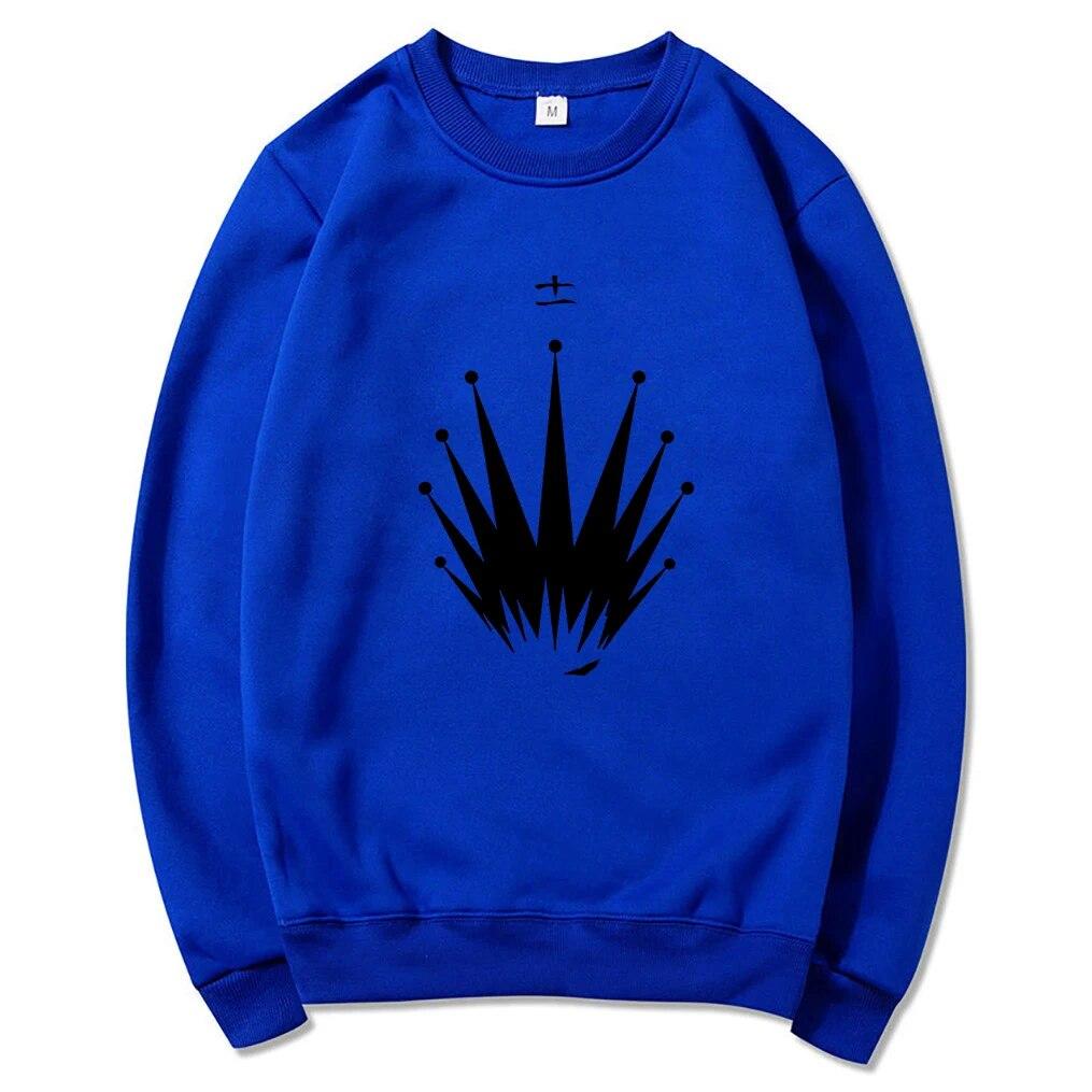 

Аніме Bleach Thousand Year Blood War Kenpachi Bankai Hoodies Зимовий унісекс Толстовка з круглим вирізом Весна/осінь Толстовка Sudaderas 2XL