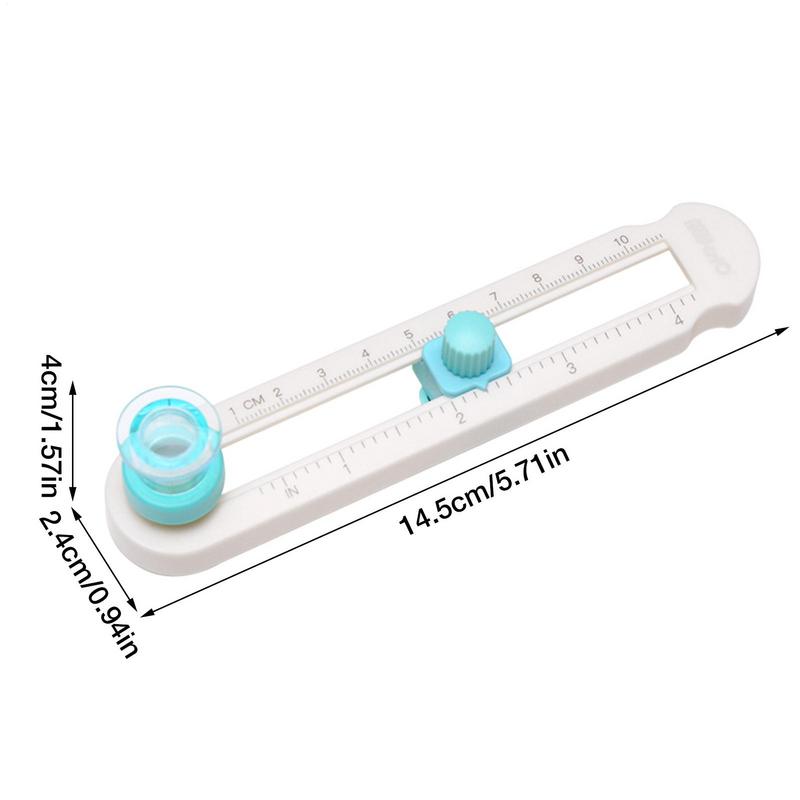 Craft Circles Cutter Paper Trimmer Tool For Round Crafts Supplies Easy To Read Clear Scale And Rotary Circles Cutter For DIY