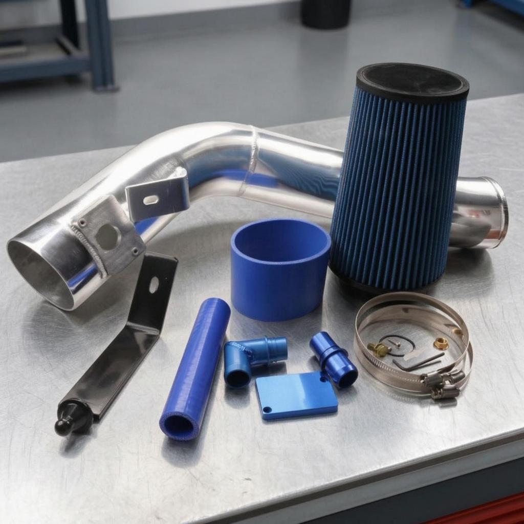 Air Intake Kit with Cleaner Aluminum Tube High