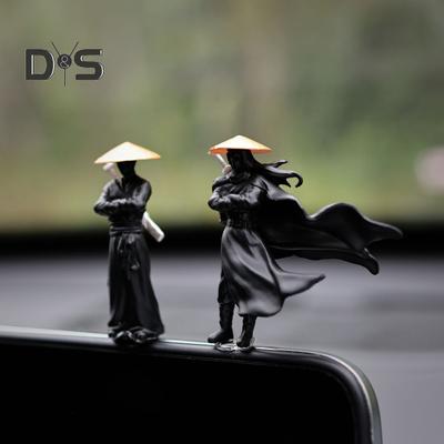 Car Dashboard Ornament Figure Sculpture Waterproof Easy To Clean Dollhouse Statue Office Desk Decoration