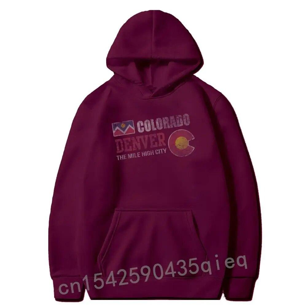 Denver Colorado sweats à capuche The Mile High City chemise à capuche personnalisée en vente hauts sweats à manches longues unisexe fou