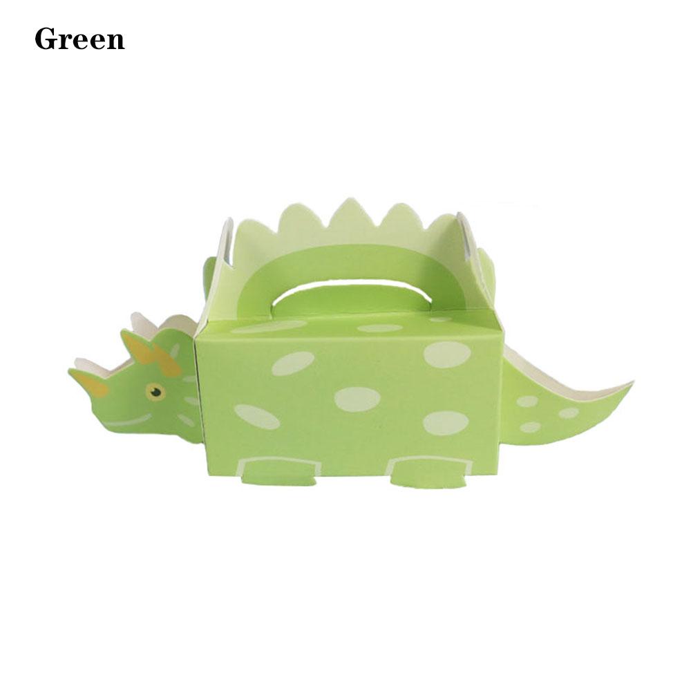 10pcs Cute Baby Shower Paper Box Candy Holder Packaging Dinosaur Cookie Box Gift Boxes
