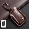 Leather Key Case for Volkswagen Models: T-Cross, Lavida, Lamando, Bora, Tiguan, Sagitar, Polo, Magotan, Passat, Tharu