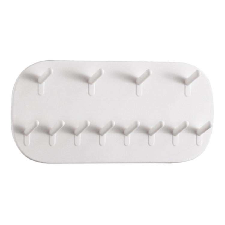 

Necklace Organizer Wall Mounted Necklace Holder Plastic Material for Earrings 1