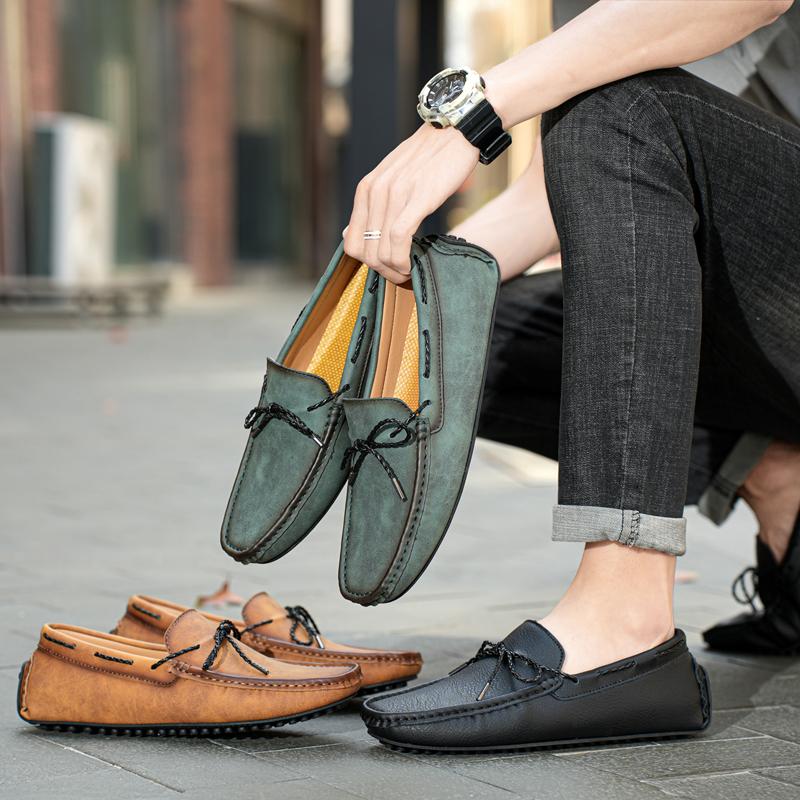Fashion Leather Shoes Casual Business Shoes for Men Dress Tenis De Hombre Moccasins Mokasin Tenis Caballero Designer