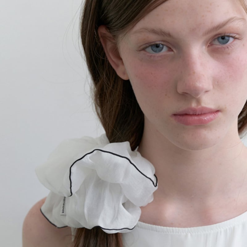 

KINDABABY классическая линия scrunch - молочно-белый off white