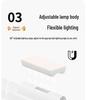 LED Desk Lamp with Eye Protection, Magnetic Base, Rotatable Design for Dorms and Bedrooms