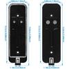 2Pcs New Doorbell Backplate Plastic Safe Doorbell Mounting Bracket with Screws for Home Office Apartment Dorm Not Block Doorbell